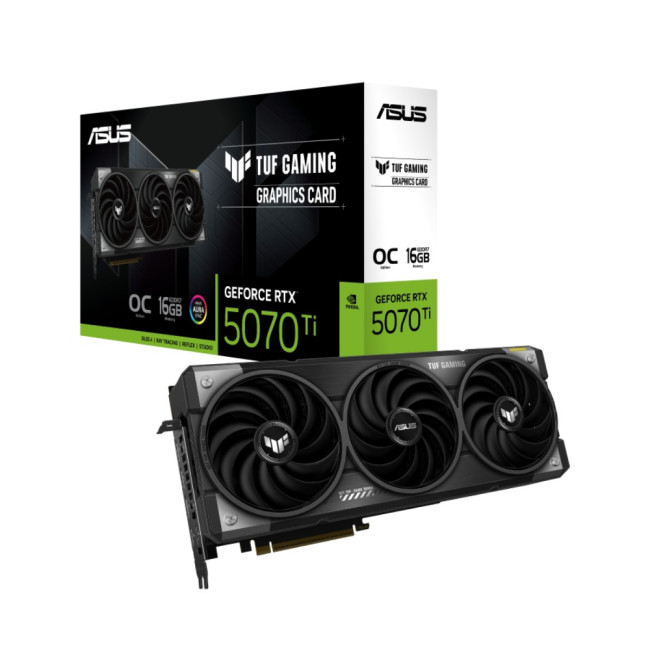 ASUS GeForce RTX 5070 Ti TUF Gaming 16GB GDDR7 OC Graphics Card