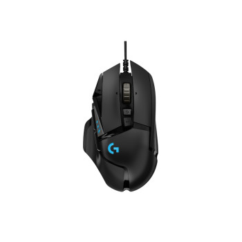 Logitech G502 HERO 25600 DPI USB Type-A Wired Gaming Mouse - Black