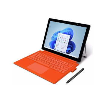 Geo GeoPad 220 Intel Pentium Silver N5030 4GB RAM 128GB SSD 12.1" 2K Touchscreen Windows 11 S 2-in-1 Laptop / Tablet Detachable Keyboard Microsoft 365 Personal 1 Year Subscription + Pen