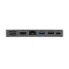 Refurbished Lenovo Powered USB-C Travel Hub Wired Docking Station 10,100,1000 Mbit/s Grey