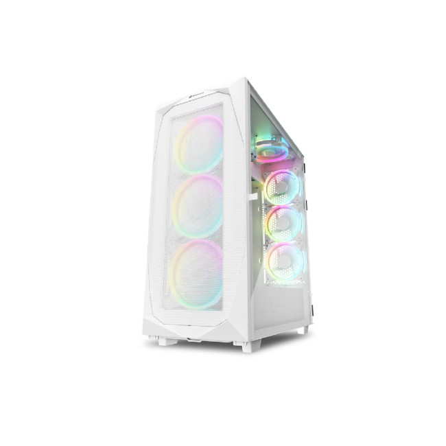 Sharkoon REV300 Black RGB Tempered Glass ATX Gaming PC Case