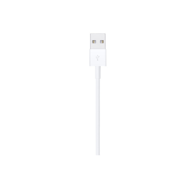Apple MUQW3ZM/A Lightning to USB-A Cable 1m To Sync and Charge Smartphone White