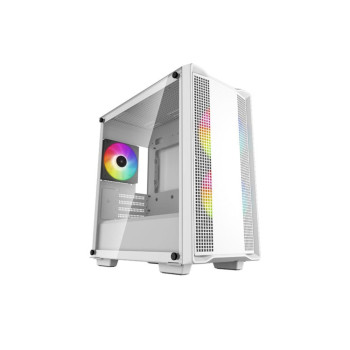DeepCool CC360 White ATX Micro ATX Tempared Glass White PC Case