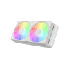 GAMDIAS AURA GL240 V2 White 240mm RGB All-in-One Liquid Cooler