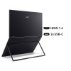 Acer PD193QE Dual 18.5" Full HD Portable IPS monitor USB-C & HDMI 315 degree foldable