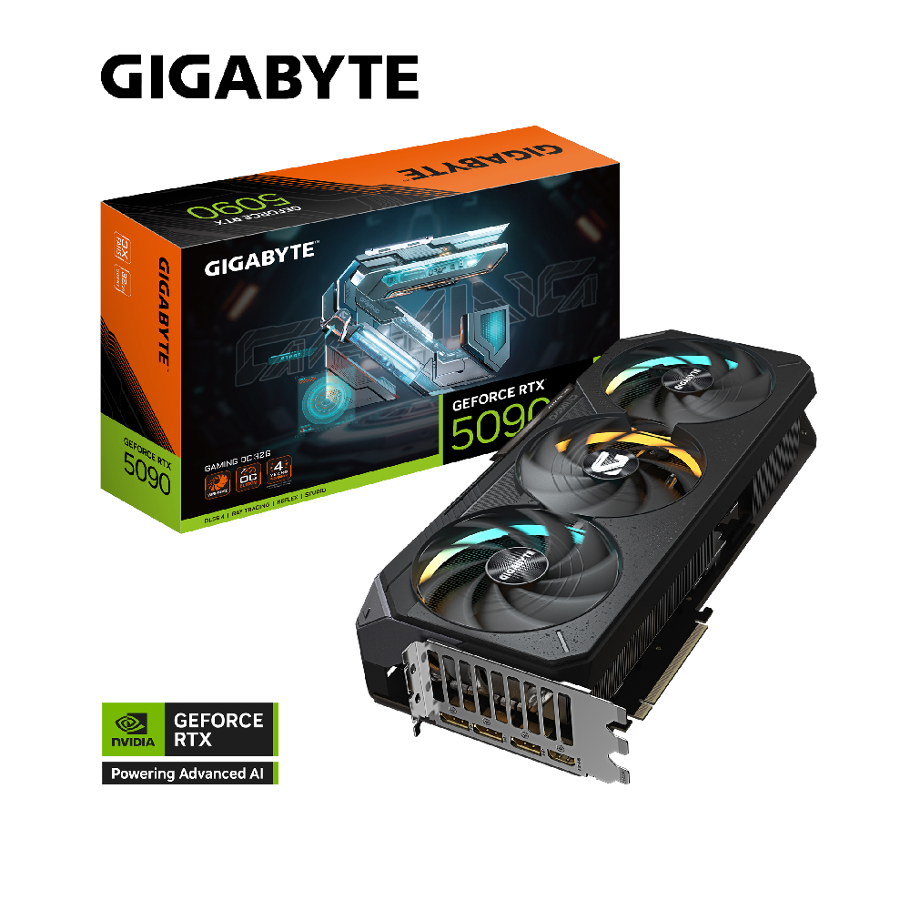 Gigabyte RTX 5090 GAMING 32GB OC: GV-N5090GAMING OC-32GD