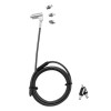 DICOTA D31699 Security Exchangeable Lock Cable Length 2m 360&#176; Rotatable Cylinder