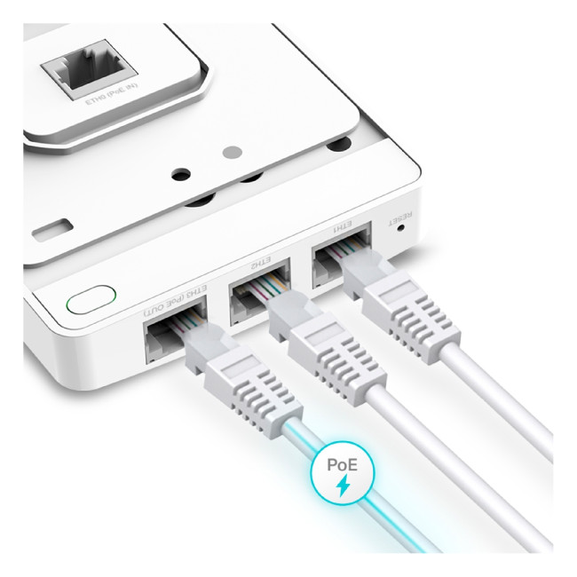 TP-Link EAP615-Wall AX1800 Wireless Dual-Band Gigabit Wall Plate Access Point