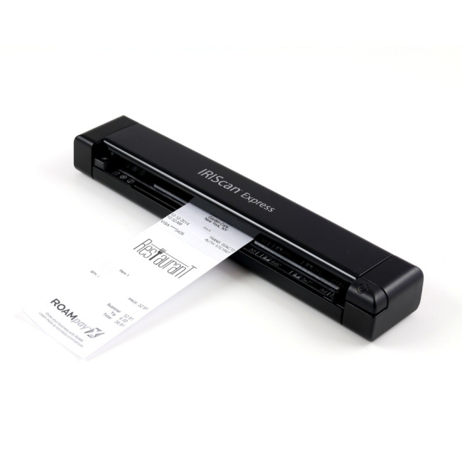 IRIScan Express 4  CIS Sensor 1200 x 1200 DPI USB Sheet-fed scanner Black
