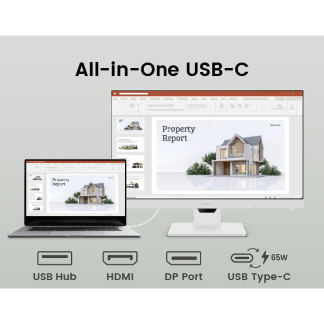 BenQ GW2786TC 27 inch 1920 x 1080 Full HD IPS 100Hz USB-C Home Office Monitor