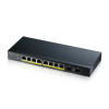 Zyxel GS1900-10HP-GB0102F 20 Gbit/s Managed 8 x Gigabit Ethernet RJ45+SFP Ports Network Switch