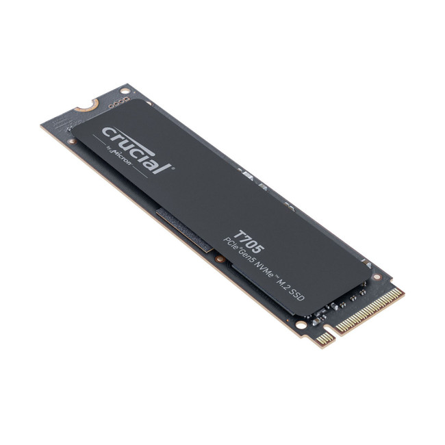 Crucial T700 2TB M.2 PCIe 5.0 Micron 3D TLC NAND Solid state drive - NVMe - Black