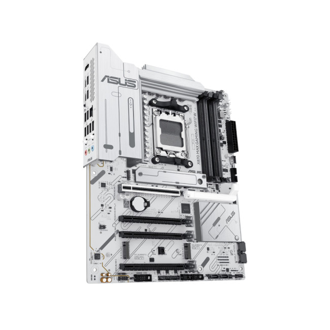 ASUS X870 MAX GAMING WIFI7 White DDR5 ATX Socket AM5 Motherboard