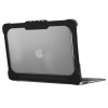 MAXCases Extreme Shell-L Anti-Shock Case for Macbook Air 13.6" - Clear Black