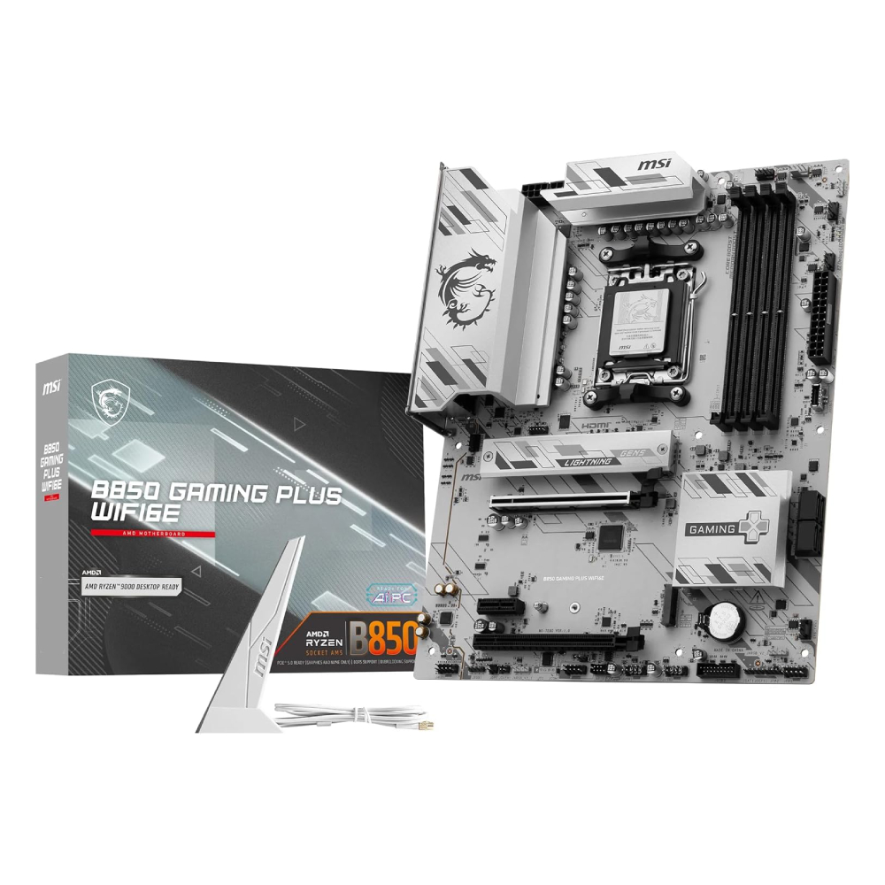 MSI B850 GAMING PLUS WIFI6E ATX AMD Socket AM5 Motherboard