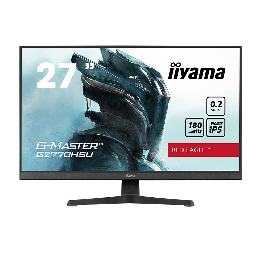 Iiyama Black G-Master G2770hsu-B6 27" 1920 X 1080 Full Hd Ips 180 Hz 0.2 Ms Flat Gaming Monitor Size 27