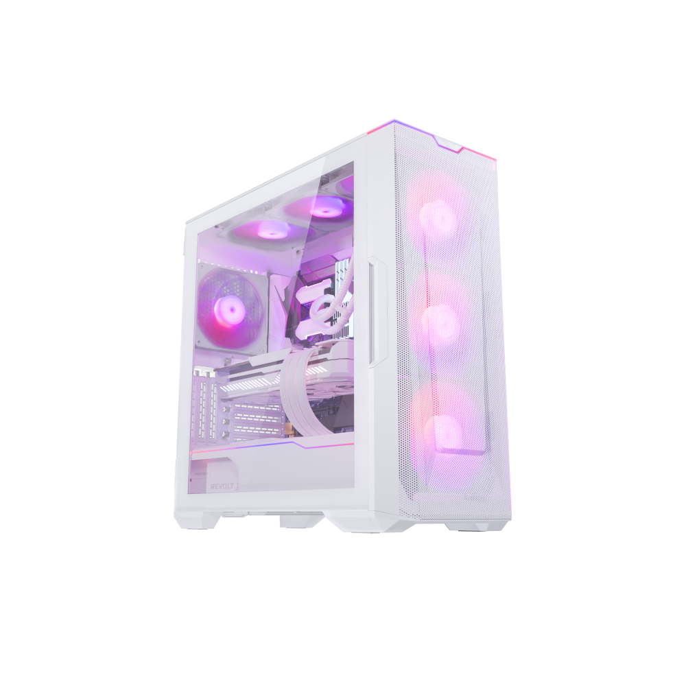 Phanteks ECLIPSE G500A DRGB White EATX Midi Steel PC Case
