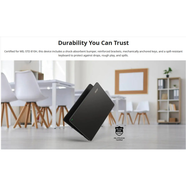 Acer TravelMate B3 TMB311-34 Intel N150 4GB RAM 128GB eMMC 11.6" HD Windows 11 Pro Education Business Laptop