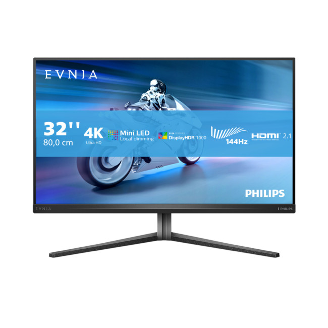 Refurbished Philips Evnia 31.5" 4K Ultra HD 144Hz IPS LCD DisplayPort HDMI Gaming Monitor