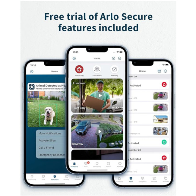 Arlo Essential 2 Full HD 1080p 180&#176; Motion Sensor Night Vision Smart Video Doorbell