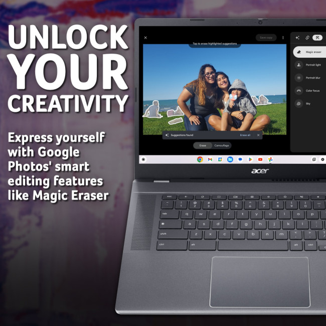 acer 60.AYJN7.002 Original Displaydeckel 39,6cm grau für
