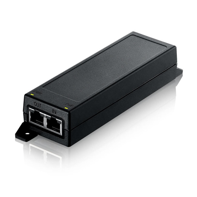 Zyxel POE12-30W 2.5G 2 Port PoE+ Injector - Black