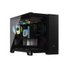 Corsair 2500X RGB Tempered Glass Mid Tower Gaming PC Case - Black