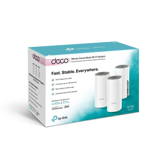 TP-Link Deco M4 Whole Home Mesh Wi-Fi System Dual-Band Pack of 3