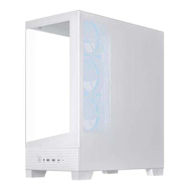 ASUS A31 PLUS TG ARGB Tempared Glass Mid Tower Gaming PC Case - White