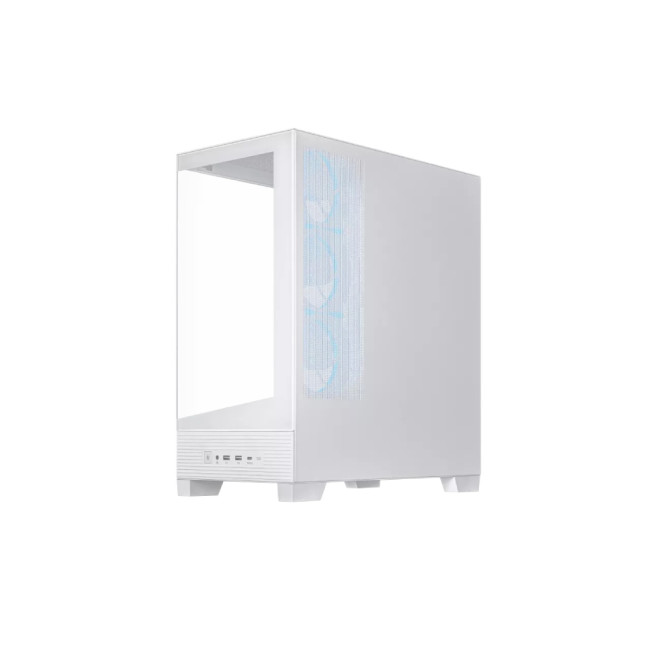 ASUS A31 PLUS TG ARGB Tempared Glass Mid Tower Gaming PC Case - White