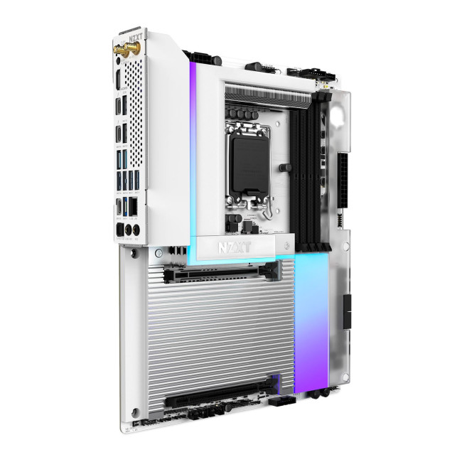 NZXT N9-Z89XT-W1 DDR5 ATX Intel LGA 1851 Gaming Motherboard -White