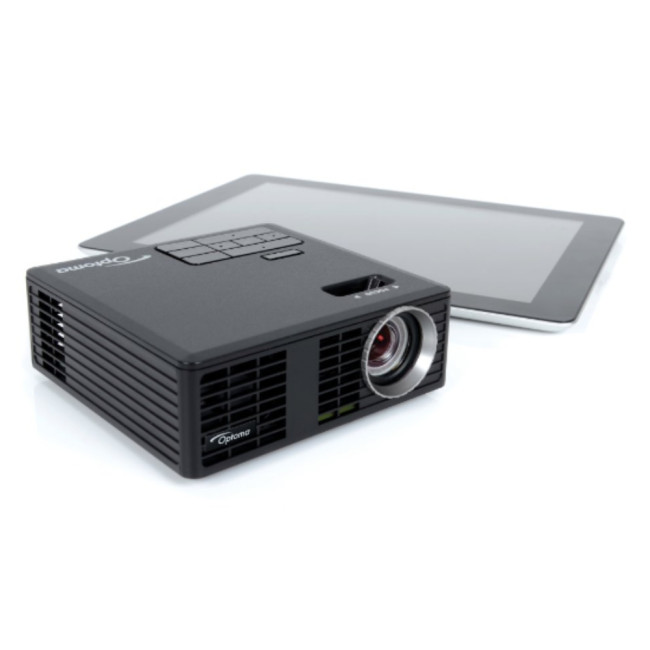 Optoma ML750e Ultra Compact Portable HD Ready Home Cinema Short Throw DLP 3D LED Black Projector Built-in Speakers