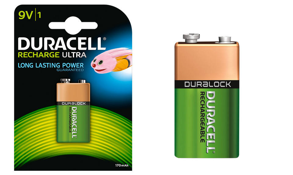 Batterie 9 V Duracell 170mAh NiMH