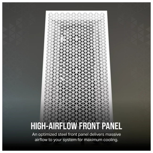 Corsair 3000D Airflow Mid Tower TG ATX Gaming Case - White