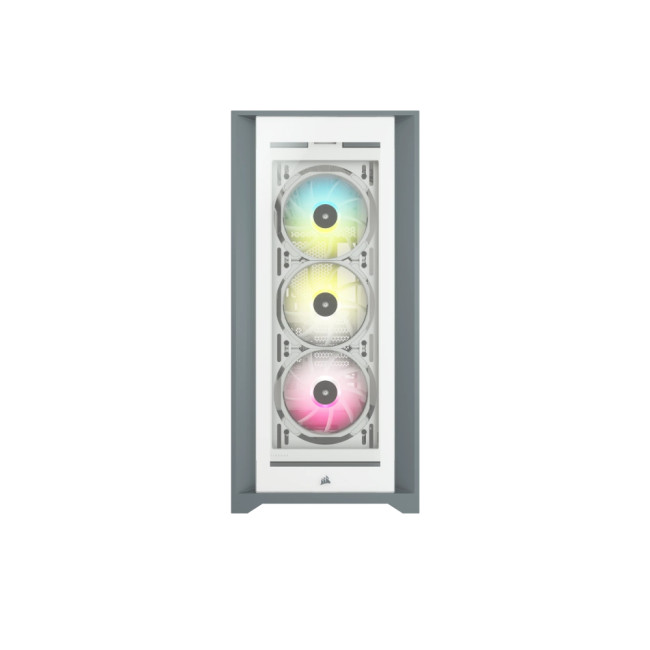 Corsair iCUE 5000X RGB Mid Tower TG ATX Gaming Case - White