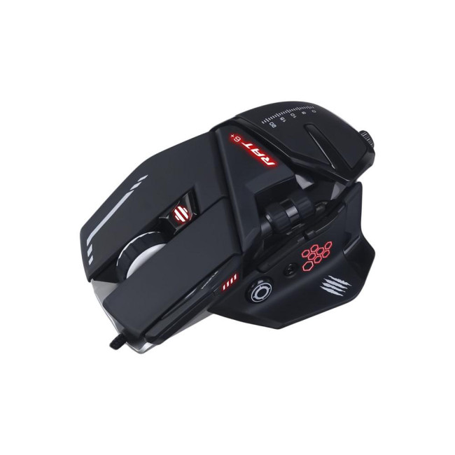 Mad Catz rat 6+ Optical USB Gaming Mouse - Black