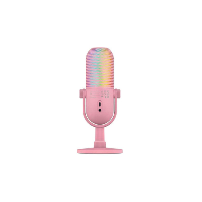 Razer Seiren V3 Chroma RGB USB Microphone with Tap-to-Mute - Quartz