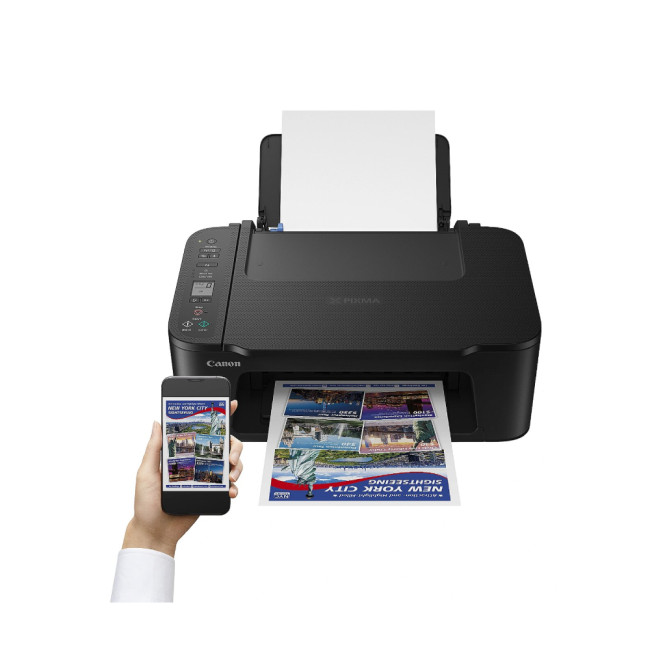 Canon PIXMA TS3750i Wireless Colour All-in-One Inkjet Photo Printer - Black