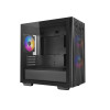 DeepCool 40 3FS ATX Micro ATX Tempared Glass Black PC Case