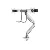 NewStar NeoMounts for 10" - 32" Flat Screen Desk Mount - Silver - Max Weight 8Kg