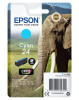 Epson Elephant Singlepack Cyan 24 Claria Photo HD Ink