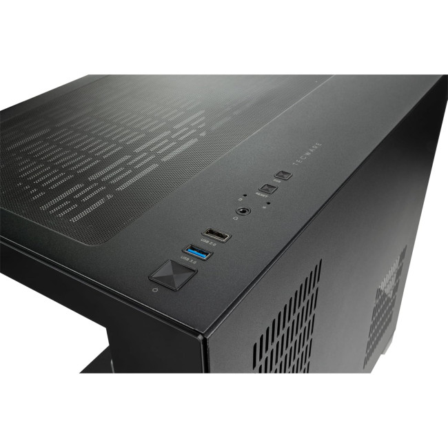 Tecware VXN Evo Micro-ATX Dual-Chamber Gaming PC Case - Black