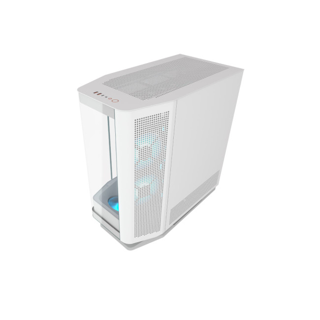 Cougar FV270 White ATX Micro ATX Tempared Glass White PC Case