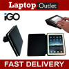 IGo Portfolio Leather Luxury Case with Stand iPad 2 3 & 4 Black AC05147-0001 CLR