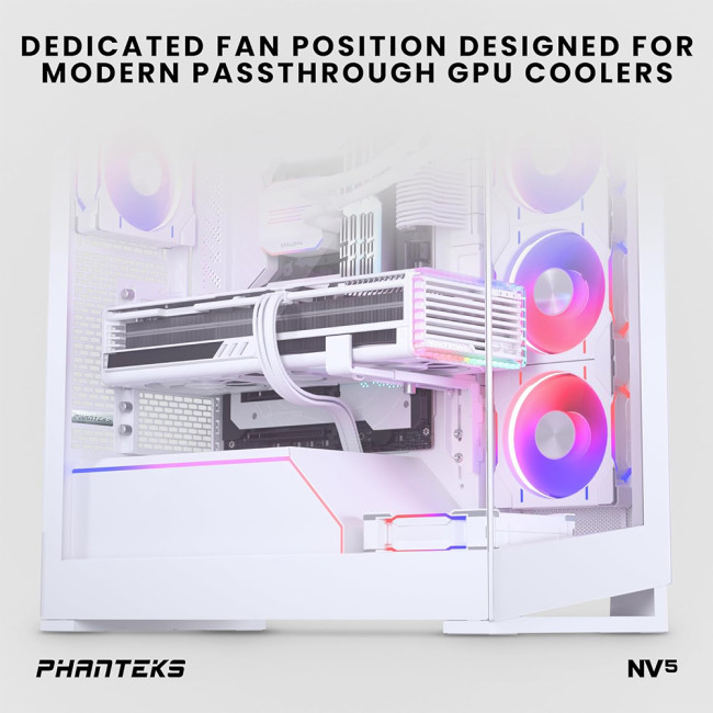Phanteks NV5 ATX Tempered Glass PC Case - White