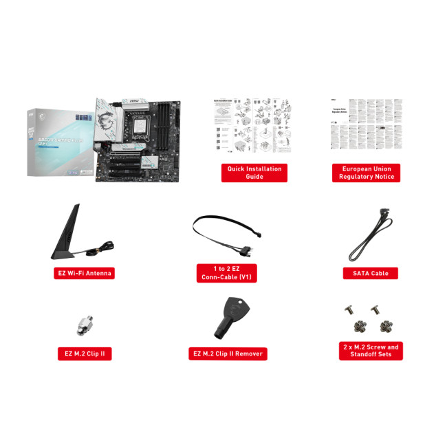 MSI B860M GAMING PLUS WIFI micro ATX DDR5 Intel LGA 1851 Motherboard