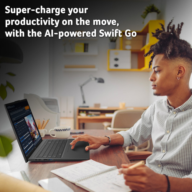 Acer Swift Go 16 laptop Intel Core Ultra 7 155H 16GB RAM 1.02TB SSD 16" Windows 11 Home Laptop