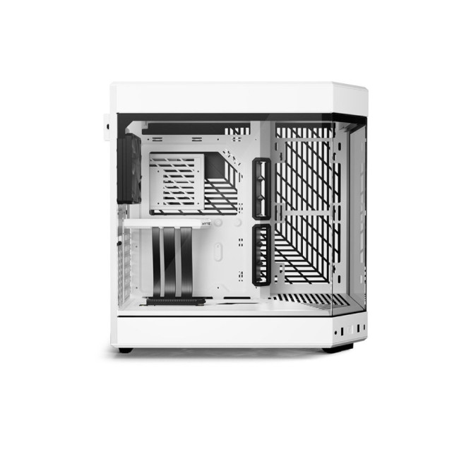 HYTE Y60 Mid Tower Panoramic Tempered Glass Gaming Case - White