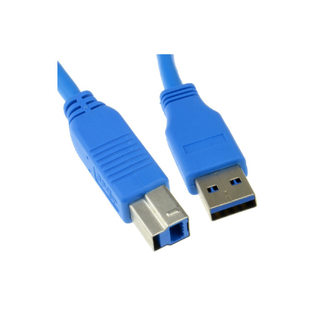 Kenable U3B-006873 USB 3.0 Cable Type A to Type B USB Cable - Blue
