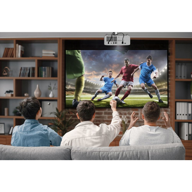 Optoma HZ146X-W 3800 ANSI Lumens 1080p Full HD 120Hz Standard throw DLP Laser Projector White